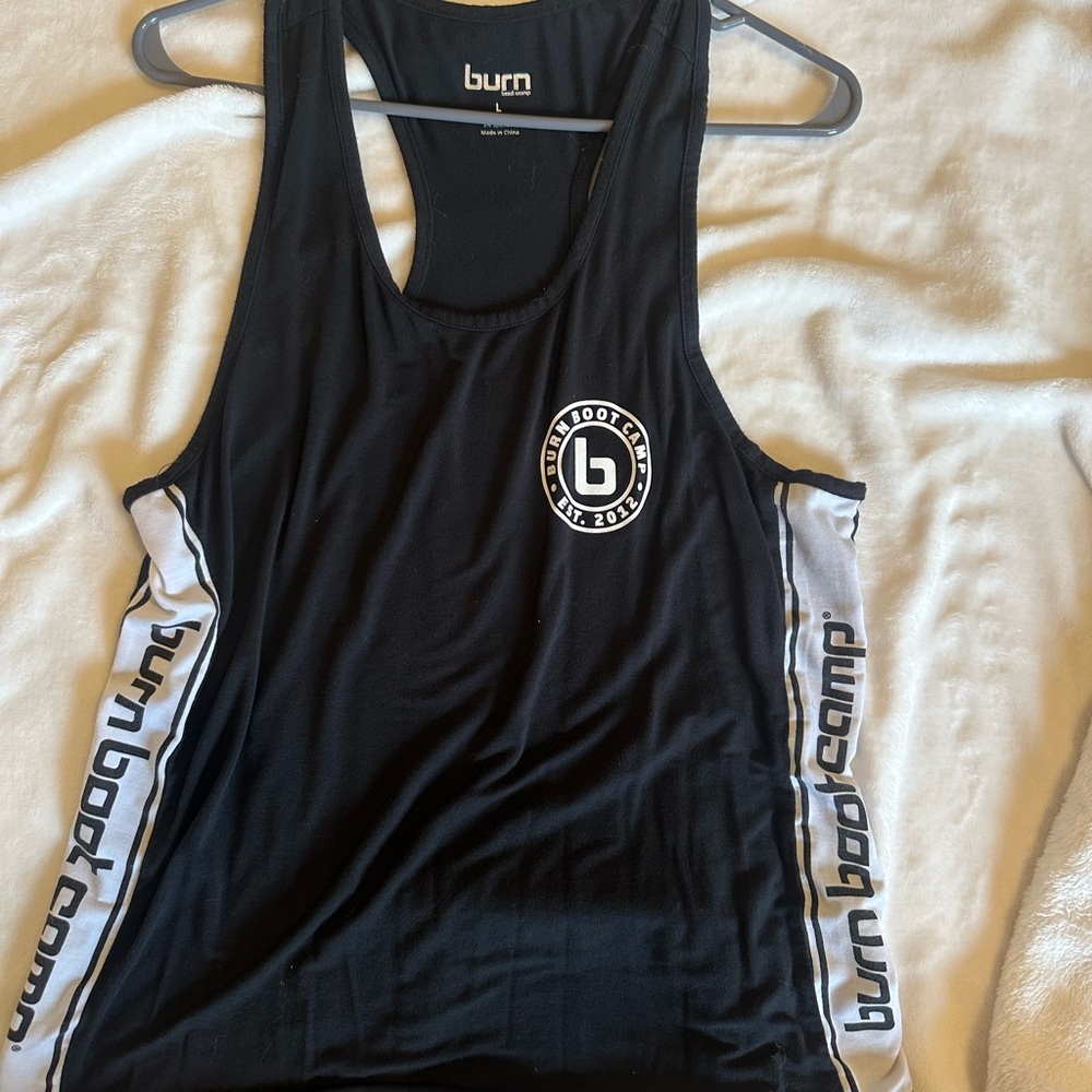 Burn Boot Camp Black Tank Top